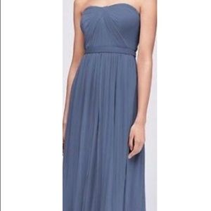 David's Bridal Versa Convertible Mesh Bridesmaid